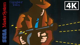 Gangster Town Master System Playthrough 4K [upl. by Nytsirt]