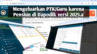 Cara Mengeluarkan PTKGuru di Dapodik versi 2025a [upl. by Zelda]