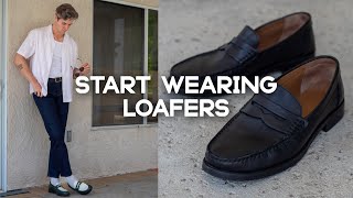 How to Style Loafers w Jeans Shorts amp Dressy [upl. by Anifled]