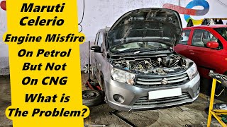 Maruti Celerio Engine Misfire On Petrol But Not On CNG 😲😲 [upl. by Arleyne]