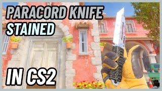 ★ CS2 Paracord Knife Stained  CS2 Knife InGame Showcase 4K [upl. by Ennairod]