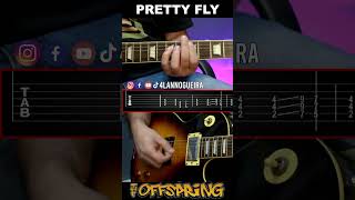 Pretty Fly For a White Guy  The Offspring Intro with Tabs shorts [upl. by Dranoel]