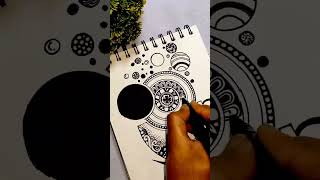 Mandala therapy ✨💫cup mandala ☕☕☕shorts shortsfeed mandala drawing painting [upl. by Tenom]