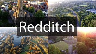 Redditch Landmarks From The Air [upl. by Mahda]