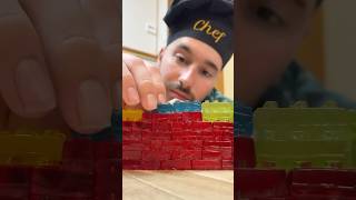 ¿Puedo CONSTRUIR una MURALLA de GELATINA de LEGO en MINIATURA [upl. by Marijane]