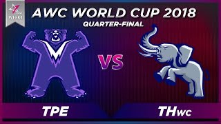 【J Team傳說精華】AWC World Cup 2018 TPE vs THwc [upl. by Reneta]