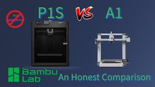 An Honest Comparison between the Bambu Lab P1S and the A1 Features  AMS Units and Noise Levels [upl. by Amsed332]