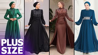 Moda Selvim Büyük Beden Abiye  Tesettür Abiyeler 2024  Plus Size Evening Dresses [upl. by Franklyn352]