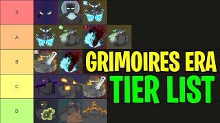 New Grimoires Era Tier List 2024  All Grimoires Ranked From Best To Worst [upl. by Canada]