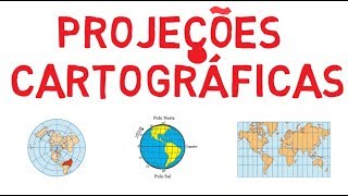 Projeções Cartográficas  Estudante Eficiente [upl. by Ademordna489]