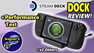 Steam Deck Dock Review  Performance Test [upl. by Ecyak]