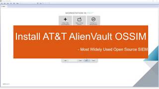 Install ATampT AlienVault OSSIM in VMWare Workstation [upl. by Farland]