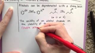 Acidity of Alcohols [upl. by Anielram783]