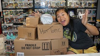 Hot Topic Mega Unboxing  8 Packages [upl. by Fraze804]