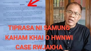 TIPRASA ROK CHOBACHO KHAI O KAHAM HWNWI CASE RWJAK KHA WETS DM BAI ADVT ANTHONY DEBBARMA [upl. by Frodeen]