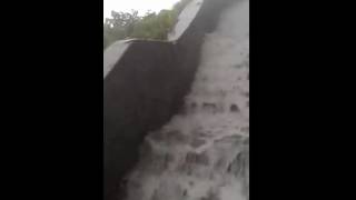 Rain water flowing from Girnar hill steps [upl. by Arayt]