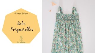 Comment coudre 1  La robe à smocks Porquerolles [upl. by Wilhelmina173]