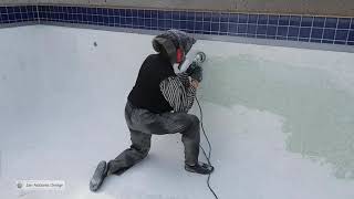 How to Paint a Concrete Swimming Pool [upl. by Keisling]