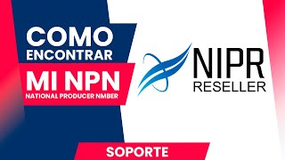 Como encontrar mi NPN National Producer Number [upl. by Jesher]