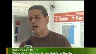 Terminal interliga metrô e ônibus na região metropolitana de Recife [upl. by Elsinore]