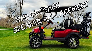 2019 Club Car Onward Speaker Replacement [upl. by Eclud]