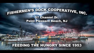 Americas Gleaned Seafood at Fishermans Dock Coop in Pt Pleasant NJ [upl. by Yroc]