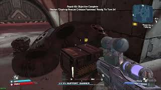 Borderlands GOTY Enhanced PC Mission 120  Claptrap Rescue Crimson Fastness [upl. by Inacana]