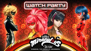 MIRACULOUS WORLD  🐉 Shanghai La Légende de Ladydragon ⭐ ÉPISODE ENTIER  WATCH PARTY 📺 [upl. by Durware]