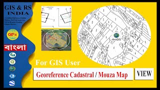 Georeference Khasra Map  Georeferencing Cadastral Maps  Georeferencing Mouza Maps in ArcGIS [upl. by Jacquenetta2]