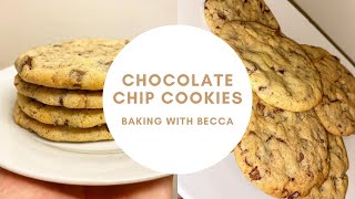 Millies copycat chocolate chip cookies  Easy cookies recipe  Baking with Becca [upl. by Retnuh]