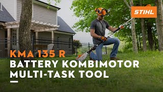 KMA 135 R Professional Battery KombiMotor AP System  STIHL [upl. by Chev]