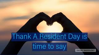 Thank A Resident Day Video [upl. by Hittel]