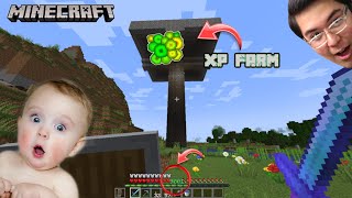 Making XP farm for enchantingminecraft enchanted gaming [upl. by Hirst507]