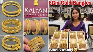 Kalyan Jewellers 22Kt Gold Bangles Designs amp Price💕 Light Weight Gold Bangles Designs amp Price 2024 [upl. by Llenyaj428]