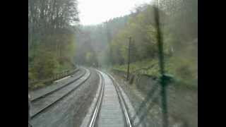 Nordhessen Regiotram RT 9 Mitfahrt 201204003 bei BaunatalRengershausen  Begegnung Intercity [upl. by Anirdna225]