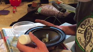 Refoaming an acoustic research speaker part 2 [upl. by Clemmie]