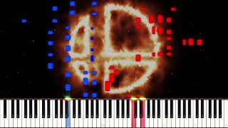 Battle Against Light  Super Smash Bros Ultimate Piano Tutorial  DS Music [upl. by Roana]