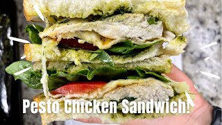 Pesto Chicken sandwich recipe [upl. by Jonis187]