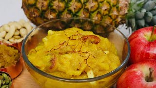 அன்னாசி பழ கேசரி  Fruit Kesari Recipe in Tamil  Rava Kesari  Indian sweets [upl. by Ttezzil]