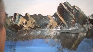 How to paint ocean and rocks in oil or acrylic [upl. by Henrik247]