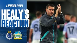 INTERVIEW  David Healy Postmatch vs Dungannon Swifts  12082023 [upl. by Roselyn]