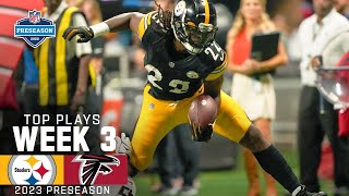 HIGHLIGHTS from Steelers 240 win over the Falcons in Preseason Week 3  Pittsburgh Steelers [upl. by Eisyak]