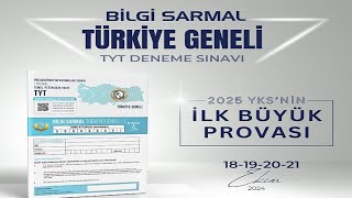 20242025 Bilgi Sarmal Türkiye Geneli Deneme 1 Cevap Anahtarı Ne Zaman Deneme Nasıldı [upl. by Bigg]