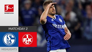 Strong Schalke with 3 Goals  FC Schalke 04  1 FC Kaiserslautern 30  Highlights  Bundesliga 2 [upl. by Fogg]