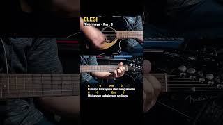 Elesi  Rivermaya  Easy Guitar Chords Tutorial with Lyrics Part 3 SHORTS REELS [upl. by Hooge]