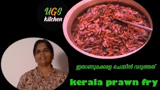 👌 SUPER CRUNCHY KERALA UNAKKA CHEMMEEN FRY [upl. by Holleran]