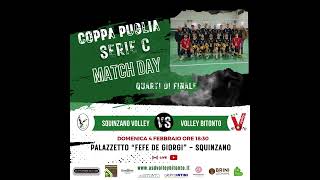 Coppa Puglia 202324  Quarti di finale Squinzano vs Volley Bitonto [upl. by Cooperstein982]