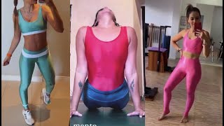 SPANDEX LEGGINGS BABES COMPILATION VIDEO 85  Spandex Wear Vids [upl. by Nwahsd]