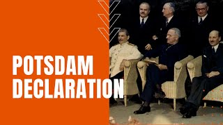 The Potsdam Declaration Demanding Unconditional Surrender of Japan in WWII [upl. by Viki]