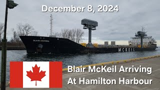 Blair McKeil Arriving at Hamilton Harbour • December 8 2024 [upl. by Netneuq]